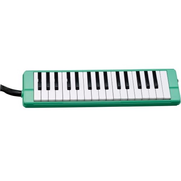 画像1: ゼンオン けんばんハーモニカ C-32Gs GREEN ソフトケース入り 4511005617118 ] (1)