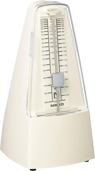 画像1: 日工 振り子メトロノーム スタンダード light アイボリー 711[ 4515614071101 ] (1)