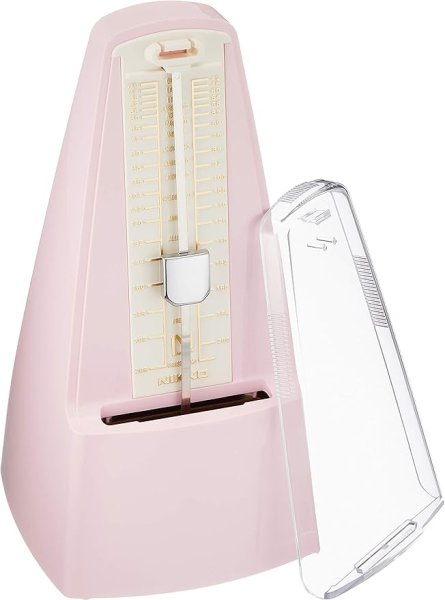 画像1: 日工 振り子メトロノーム スタンダード light パールピンク 712[ 4515614071200 ] (1)