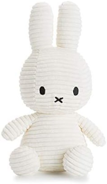 画像1: BON TON TOYS コーデュロイミッフィー 23cm White 4520535213950 ] (1)