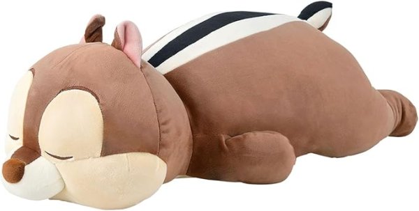 画像1: 【1月下旬入荷予定】りぶはあと抱き枕ディズニーモチハグチップMサイズ(全長約50cm)ふわふわもちもち50011-08[ 4523251431721 ] (1)