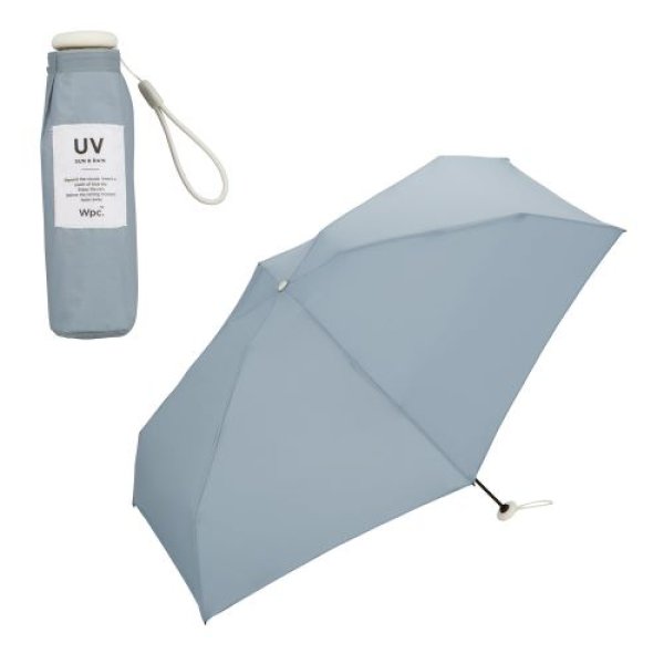 画像1: Wpc. 極小 折りたたみ傘 ベビーアンブレラ ソリッド クラウディ 雨傘 親骨50cm 150g 軽量 レディース 女性 小さい コンパクト おしゃれ 可愛い 通勤 通学 パステル 無地 CO03-001-002 4537988027157 ] (1)