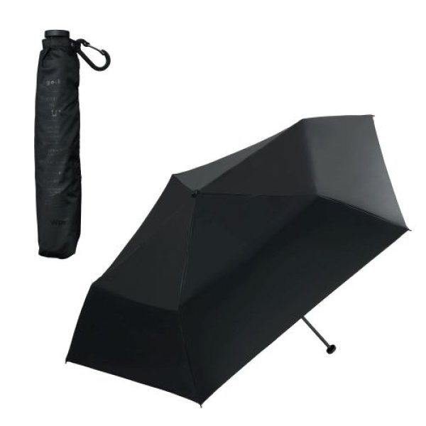 画像1: 【これが、最高到達天。】Wpc. go-koh 遮光 超軽量 50cm ブラック 折りたたみ傘 GO001-900-102 4537988314172 ] (1)