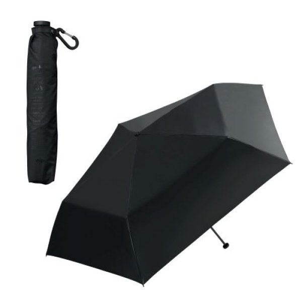 画像1: 【これが、最高到達天。】Wpc. go-koh 遮光 超軽量 55cm ブラック 折りたたみ傘 GO002-900-102 4537988314189 ] (1)