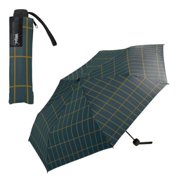 画像1: 【2025】Wpc. 折りたたみ傘 BASIC FOLDING モダンチェック 雨傘 親骨58cm 大きい 晴雨兼用 通勤 通学 旅行 オシャレ 可愛い 男性 女性 レディース メンズ シンプル ベーシック UX001-504-002【3月下旬入荷予定】 4537988324478 ] (1)