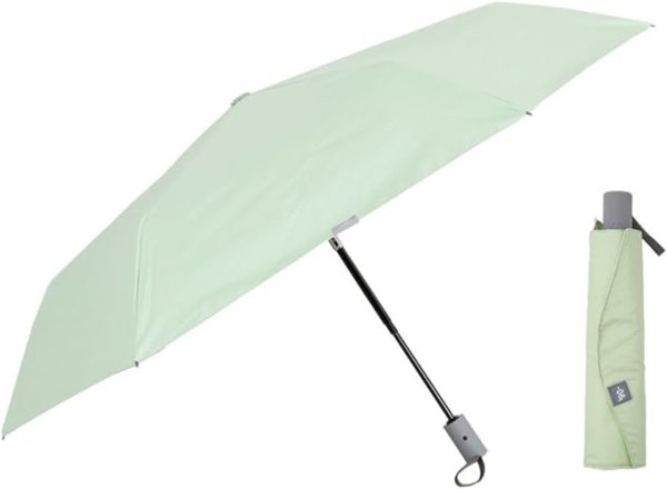 画像1: 【2023年】小川(Ogawa) 日傘 ワンタッチ自動開閉 メンズ レディース リーフグリーン 晴雨兼用 遮光 UVカット99% 遮熱 撥水 55cm 6本骨 0& ゼロアンド ユニセックス 52290 (1)