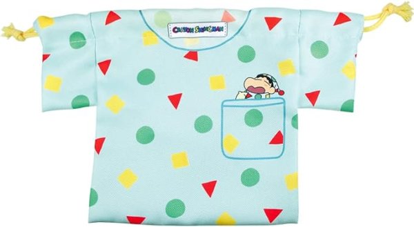 画像1: 【2025年1月入荷予定】ティーズファクトリー クレヨンしんちゃん パジャマ型巾着 グリーン KS-5530179GR[ 4548626162727 ] (1)