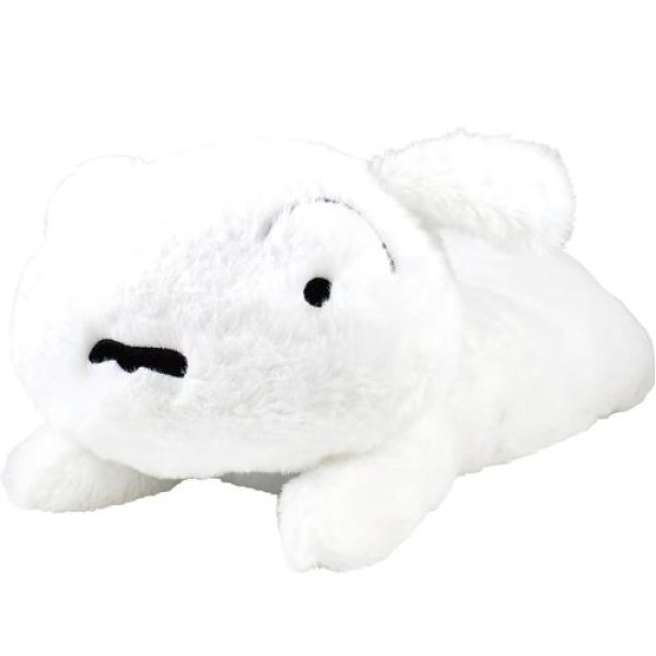 画像1: 【2月下旬入荷予定】ティーズファクトリー クレヨンしんちゃん ぬいぐるみ ひざのりシロ KS-5529185SI[ 4548626220243 ] (1)