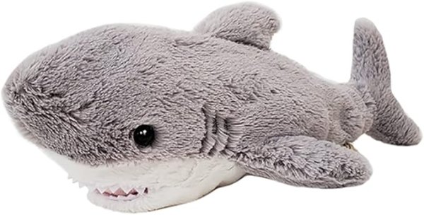画像1: 【BESTEVER】アニマル ペンケース 野生動物 ぬいぐるみ ポーチ コスメポーチ 大容量 筆箱【ワイルドアニマルペンケース】シャーク サメ 鮫 ベストエバージャパン 4549545480800 ] (1)