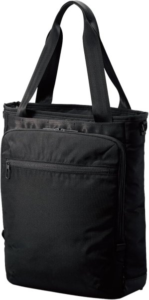 画像1: エレコム トートバッグ 3way 15.6inch 12L 撥水加工 高耐久ファスナー ブラック BM-TBTWBK 4549550307291 ] (1)