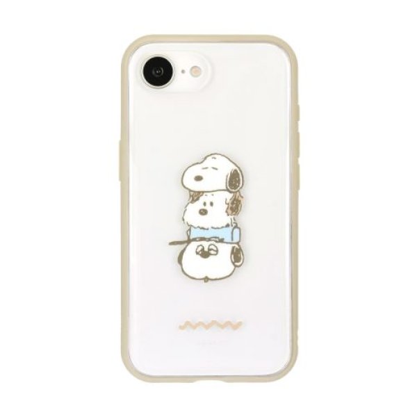 画像1: グルマンディーズ ピーナッツ スヌーピー IIIIfit Clear iPhone16e 対応 ケース きょうだい SNGG-120C 4550213132853 ] (1)