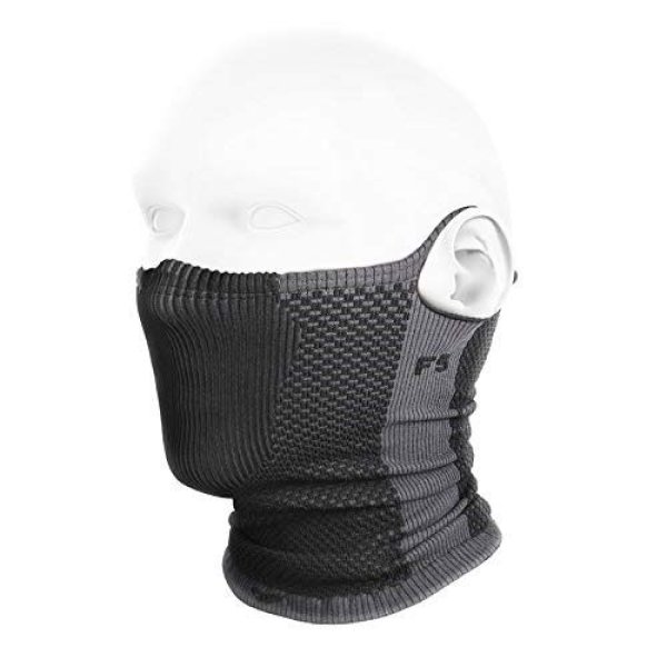 画像1: 《Amazon販売NG》NAROO MASK F5 花粉対応フィルター付き防寒フェイスマスク (グレー) 4560463294669 ] (1)