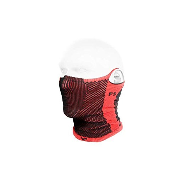 画像1: 《Amazon販売NG》NAROO MASK（ナルーマスク） F5 花粉対応フィルター付き防寒フェイスマスク (レッド) 4560463294843 ] (1)