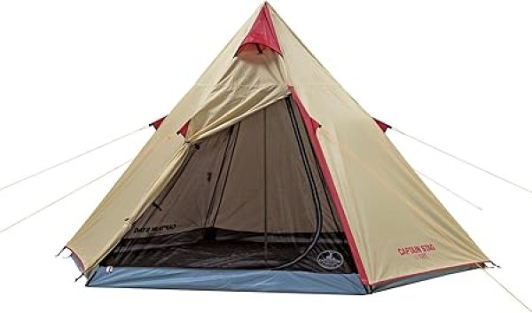画像1: キャプテンスタッグ キャンプ用品 アルミワンポールテント300UVUA-16 4560464243772 ] (1)