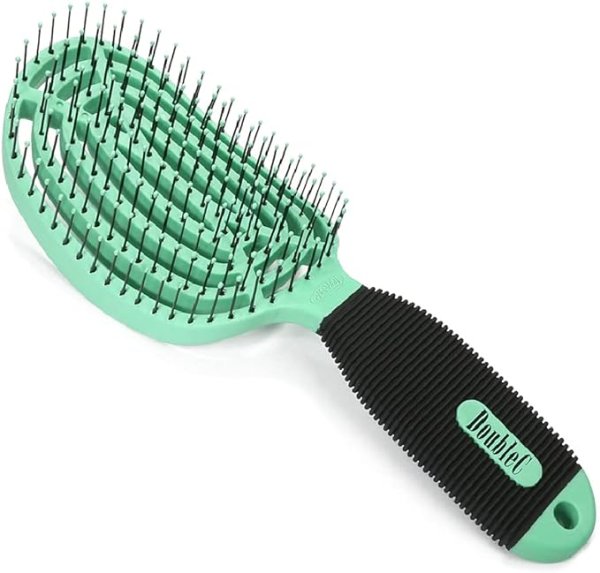 画像1: NuWay4Hair(ニューウェイフォーヘア) DoubleC ニューウェイフォーヘア ダブルシー ミントグリーン ヘア スカルプブラシ ボリュームアップ キューティクルケア 頭皮 マッサージ sgs認証 mintgreen ミントグリーン 1 個 (1)