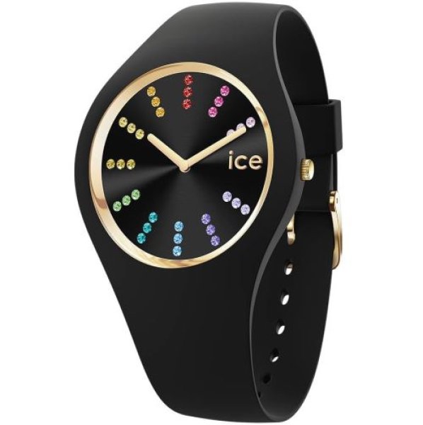 画像1: 正規代理店 [Ice-watch] アイスウォッチ 時計 腕時計 レディース 021343 ICE cosmos レインボーブラック スモール 2H[ 4895173314544 ] (1)
