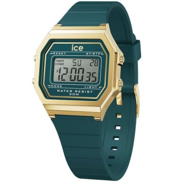 画像1: 正規代理店 [Ice watch] アイスウォッチ 時計 腕時計 デジタル レディース 022069 ICE digit retro ベルディグリ スモール[ 4895173318382 ] (1)