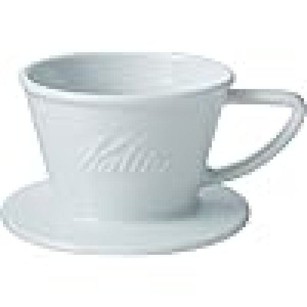 画像1: カリタ Kalita 保温性が高い 陶器 コーヒー ドリッパー 波佐見焼 HASAMI 1~2人用 ウェーブシリーズ 陶器 日本製 HA155 ドリップ 器具 #01035 一人用 二人用 1杯用 2杯用 磁器 おしゃれ キャンプ アウトドア 喫茶店 アンティーク 結婚 祝い プレゼント 誕生日 女性 男性 還暦 退職 記念日 ギフト 贈り物 還暦 敬老[ 4901369010357 ] (1)