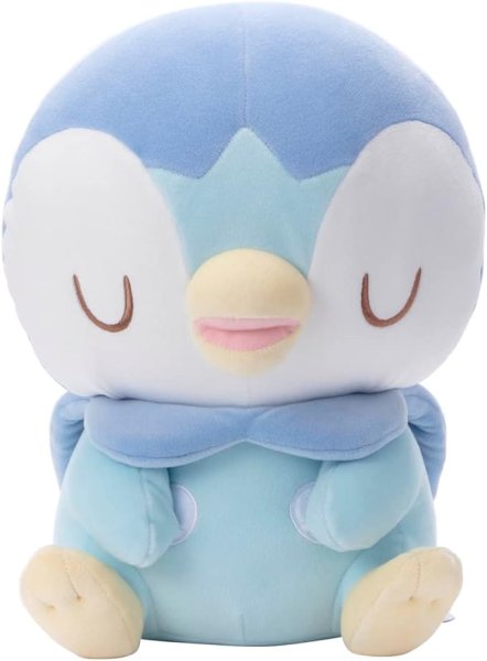 画像1: タカラトミーアーツ(TAKARATOMY A.R.T.S) ポケットモンスター ポケモン ポケピース (おやすみVer.) ポッチャマ ぬいぐるみ 高さ約31cm (1)