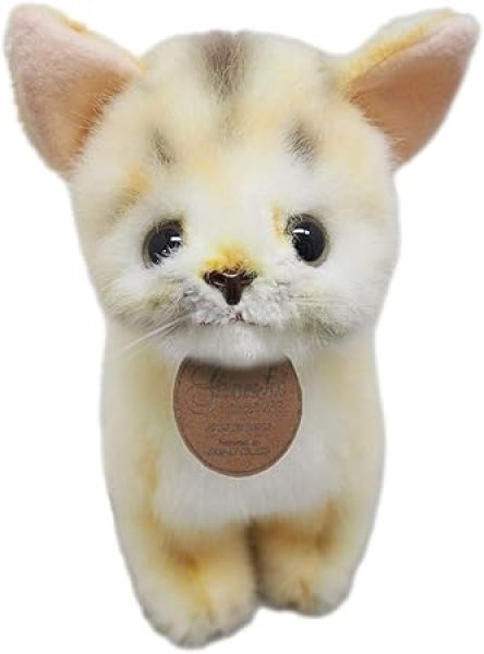 画像1: グレイスフル ネコ (日本製) おすわりアビシニアン ぬいぐるみ 全長20.5cm 4905330014597 ] (1)