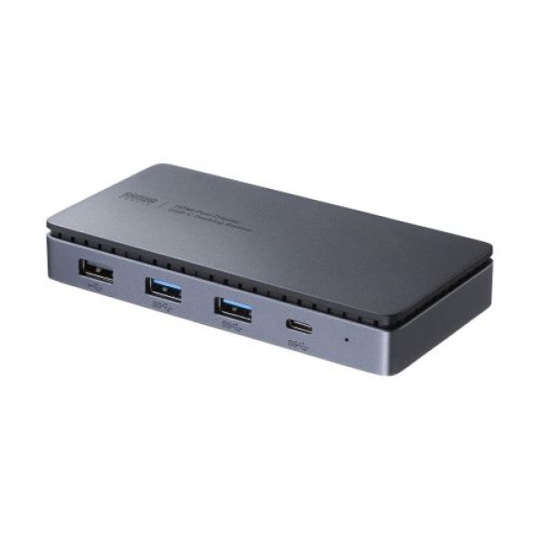 画像1: サンワサプライ USB Type-Cドッキングステーション 8in1（HDMI×2画面出力対応） USB-CVDK15 4969887595558 ] (1)
