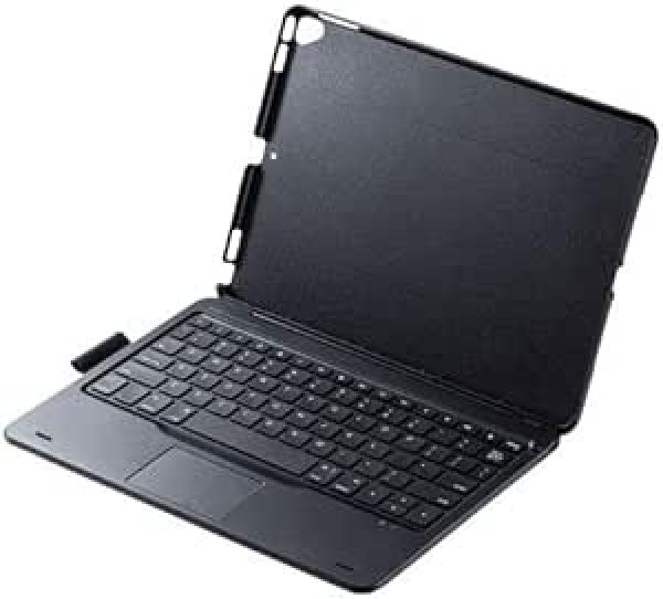 画像1: 10.2インチiPad専用ケース付きキーボード タッチパッド内蔵 SKB-BTIPAD2BK (1)