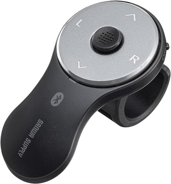 画像1: サンワサプライ Bluetooth リングマウス3 MA-BTRING3BK (1)