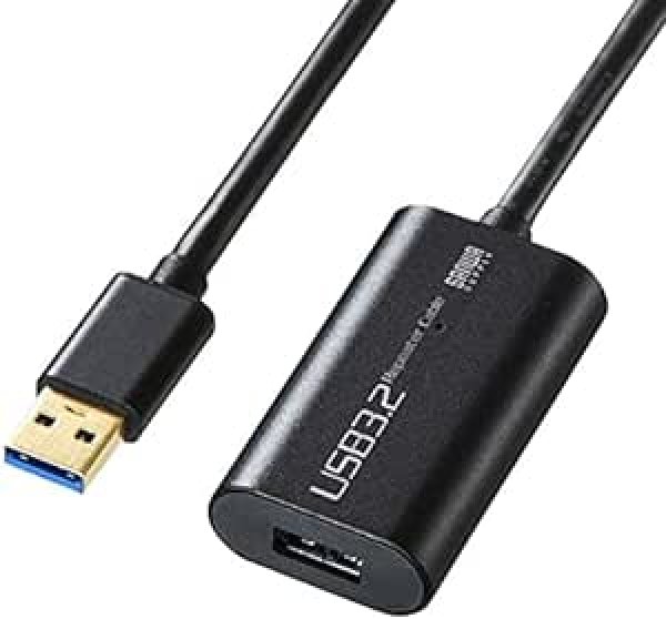 画像1: サンワサプライ KB-USB-R305 5m延長USB3.2アクティブリピーターケーブル (1)