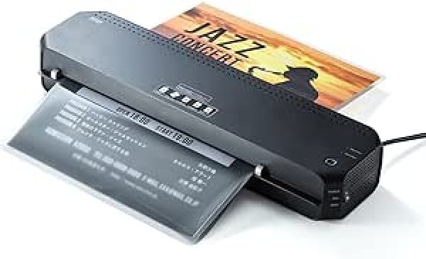 画像1: ・サンワダイレクト ラミネーター A3 / A4 対応 4本ローラー 90秒高速ウォームアップ 150μフィルム厚対応 400-LM004 (1)