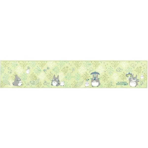 画像1: センコー となりのトトロ よりみちトトロ ロングマット 約45×240cm グリーン 53663 4973422536630 ] (1)