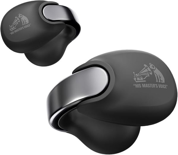 画像1: JVCケンウッド Victor HA-NP1T-B ワイヤレスイヤホン Bluetooth Ver.5.3 オープンイヤー イヤーカフ アプリ対応 マルチポイント 合計24時間再生 マイク付き 小型 軽量 防水 音アクセ コールブラック 4975769482151 ] (1)