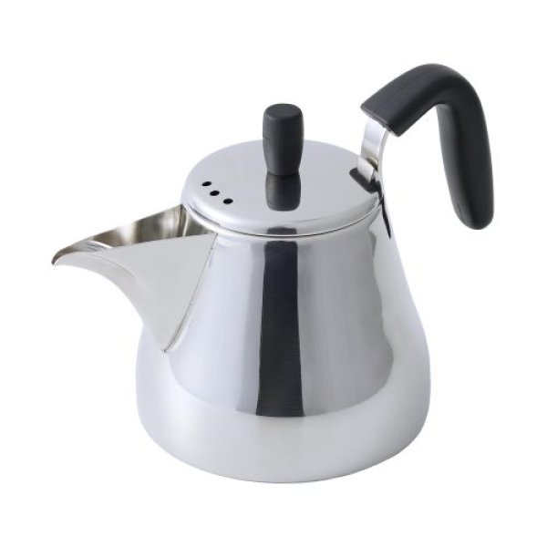 画像1: 【納期2〜3週間程度】マーナ (marna) ドリップケトル (実容量600ml) 湯量を調整しやすく細く注げる (IH/ガス火対応) ドリップポット コーヒーポット やかん ケトル コーヒーケトル Ready to K792 4976404005186 ] (1)