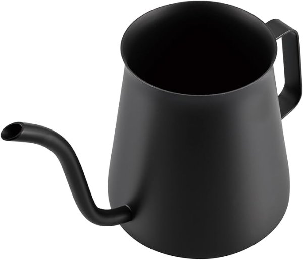 画像1: HARIO（ハリオ）ミニドリップケトル 実用容量 300mL ブラック ステンレス コーヒー ハンドドリップ MDK-300-MB 4977642010383 ] (1)