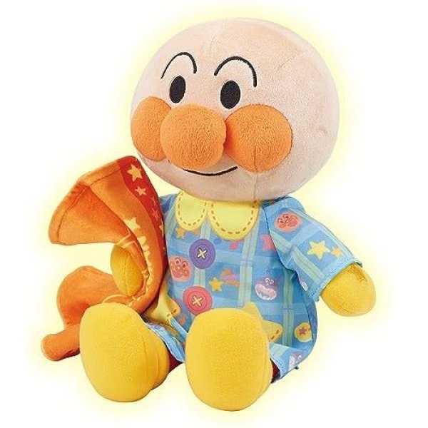 画像1: セガトイズ(SEGA TOYS) ほんわり光るよ トントンしてね！いっしょにおやすみアンパンマン[ 4979750815218 ] (1)