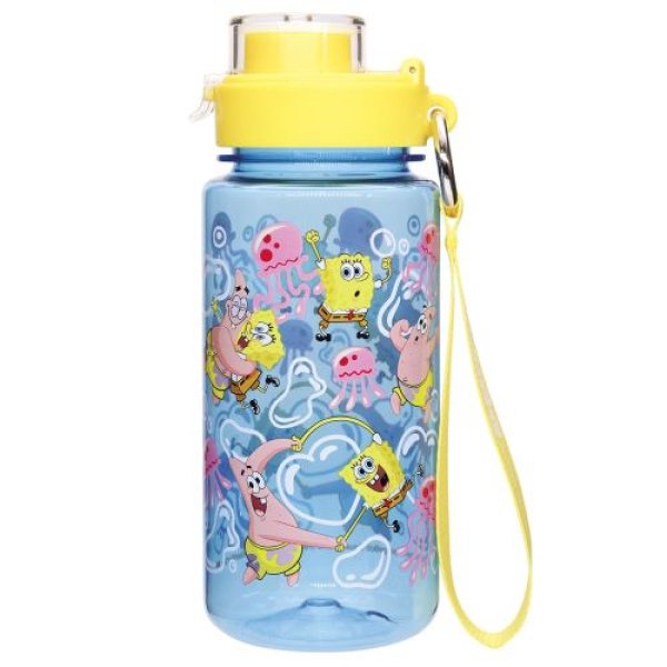 画像1: 大西賢製販 SPONGEBOB ドリンクボトル ウィズストラップ ランチシリーズ FRIENDS M SBG-2300 4981181659088 ] (1)