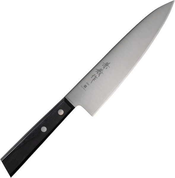 画像1: ヤクセル 牛刀 180mm 軽量 ステンレス 日本製 シェフナイフ SG2 粉末ハイス 兼義作 4984909306172 ] (1)
