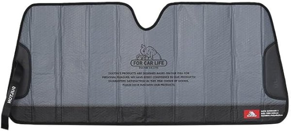 画像1: ダルトン(Dulton) オート サンシェード S グレー FOR CAR LIFE 車用サンシェード 日除け 遮光 遮熱 UVカット 縦:56cm 横:130cm V21-0355S/GY 4997337085618 ] (1)